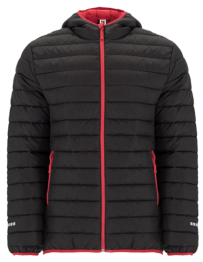 Roly Sport - Unisex Norway Sport Jacket - Black 02, Red 60