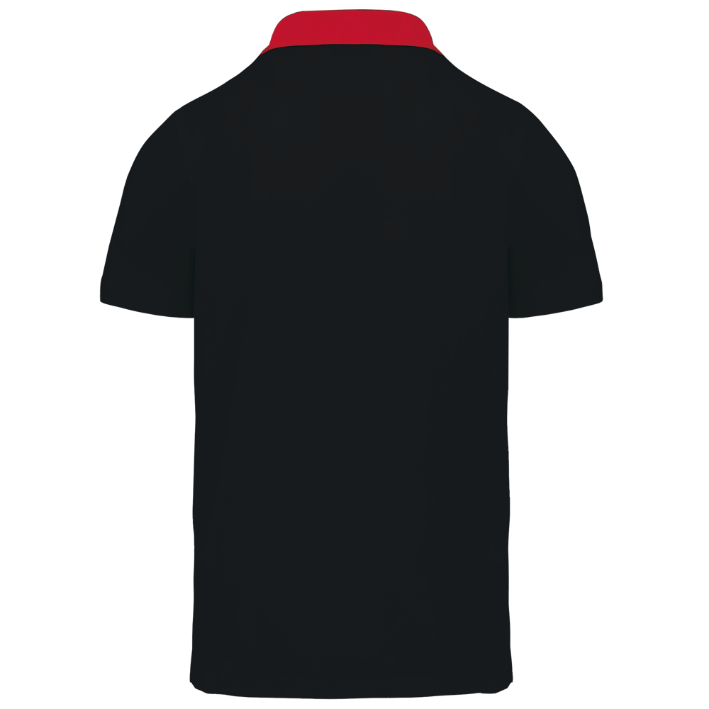 K260 - Zweifarbiges Jersey-Polohemd für Herren