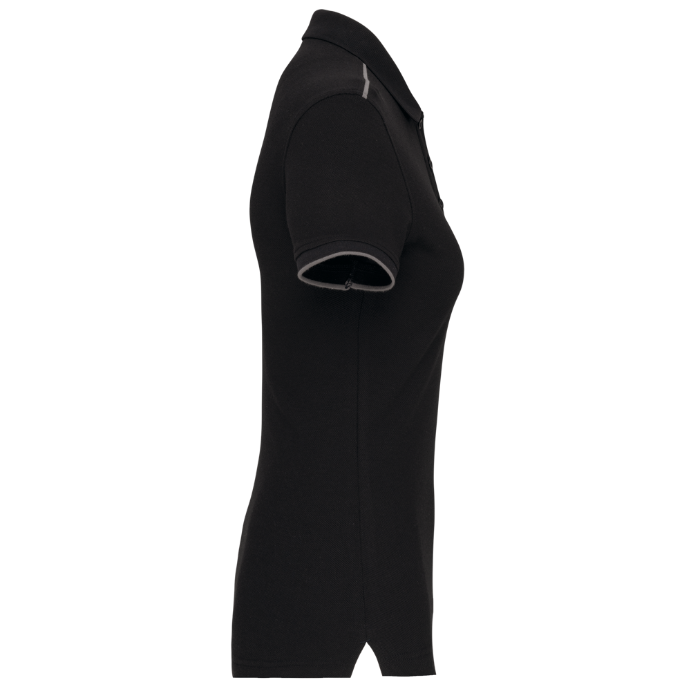 WK271 - Damen-Polohemd Day To Day mit kontrastfarbenen, kurzen Ärmeln