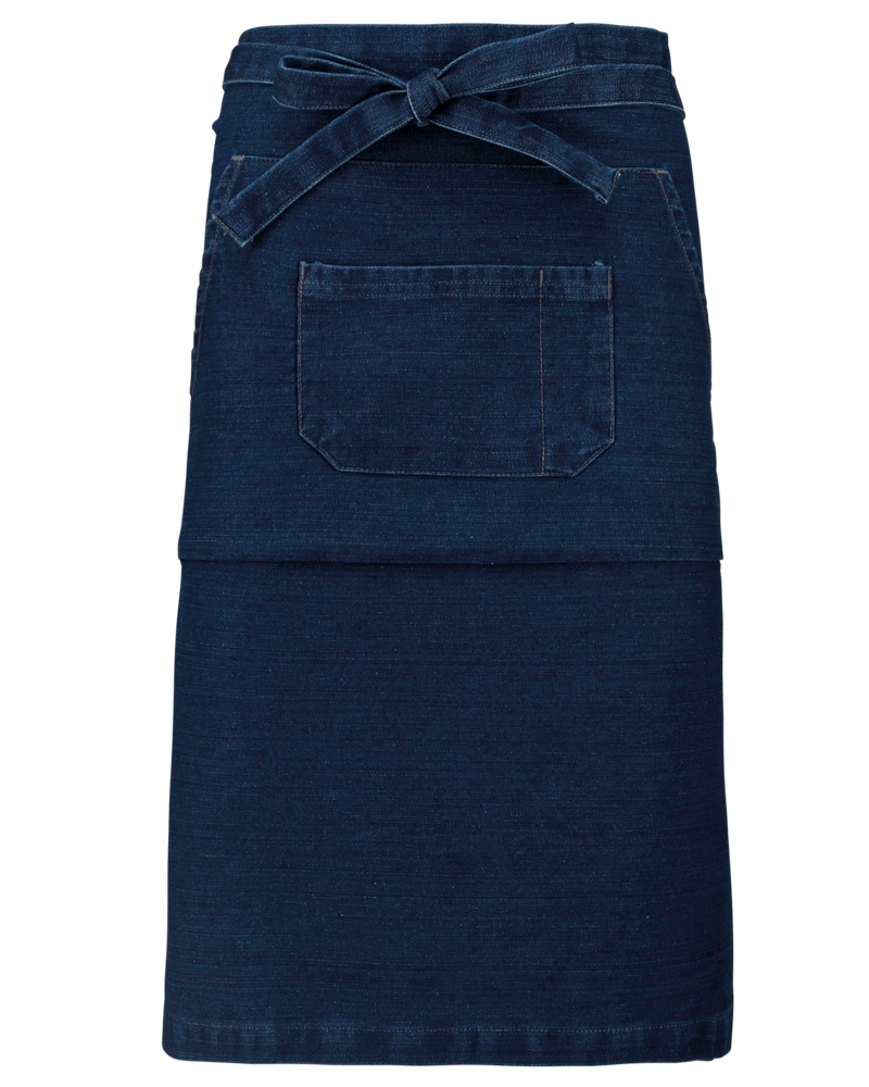 K887 - Barschürze Knielang - denim