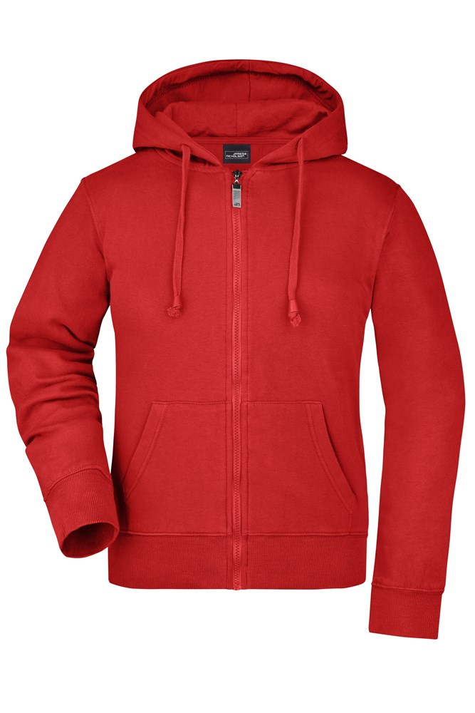 Ladies' Hooded Jacket - Red (ca. Pantone 200C)