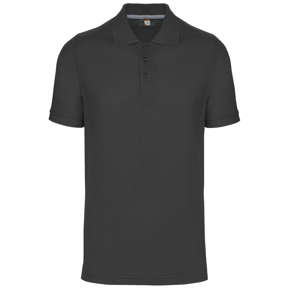 - Kurzarm-Polohemd - Dark Grey