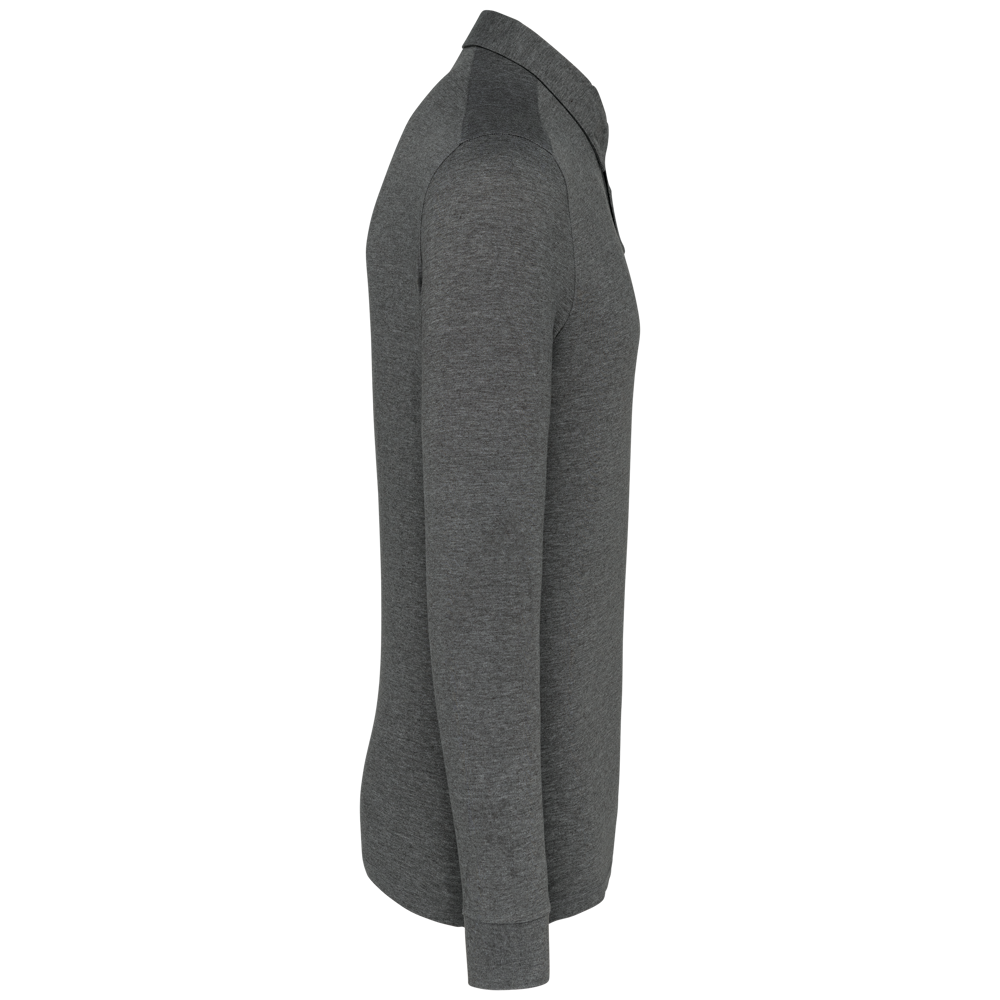 K264 - Langarm-Polohemd für Herren aus Jersey