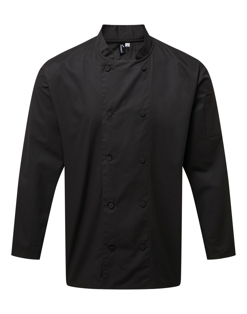 PR903 - Langärmelige Kochjacke Coolchecker®
