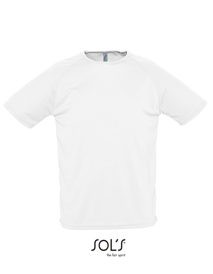 SOL´S - Men´s Raglan Sleeves T Sporty - White