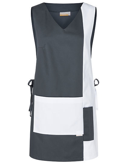 Karlowsky - Überwurfkasack Marilies - Anthracite (ca. Pantone 7540C), White