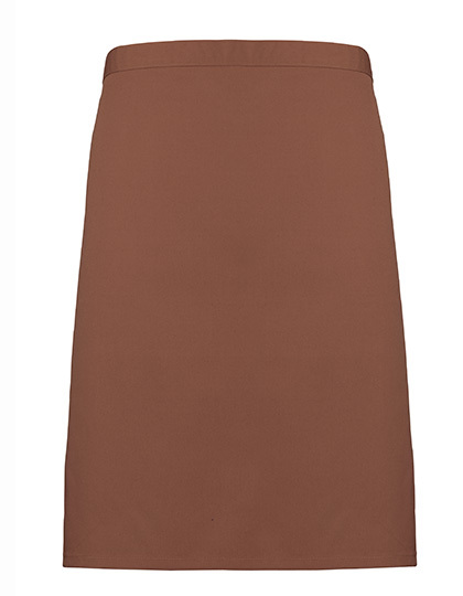 Premier Workwear - Colours Collection Mid Length Apron - Mocha (ca. Pantone 7505C)