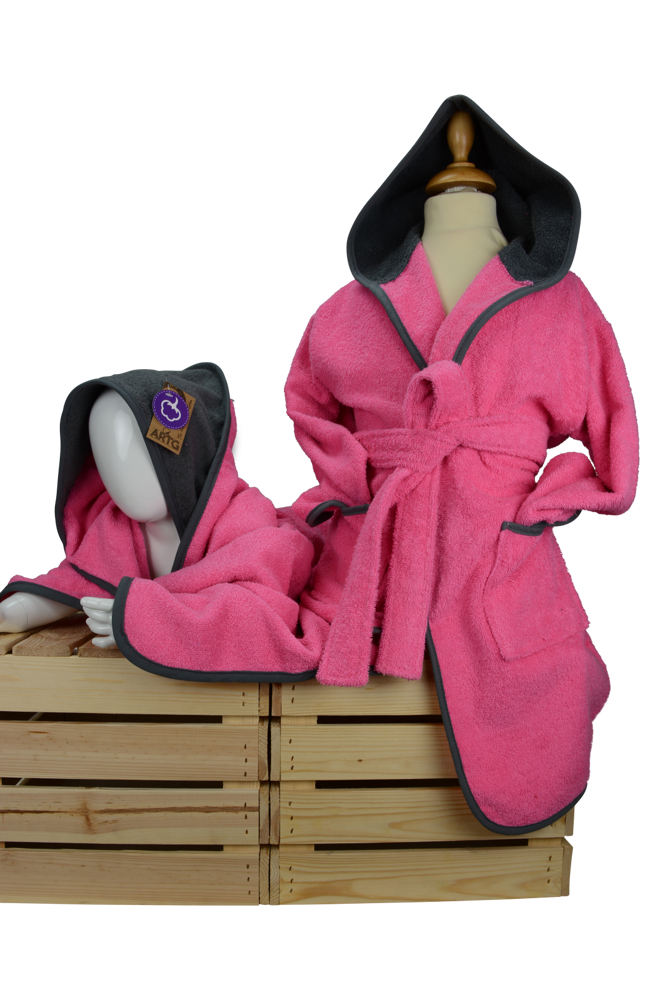 Babiezz® Baby Bademantel mit Kapuze