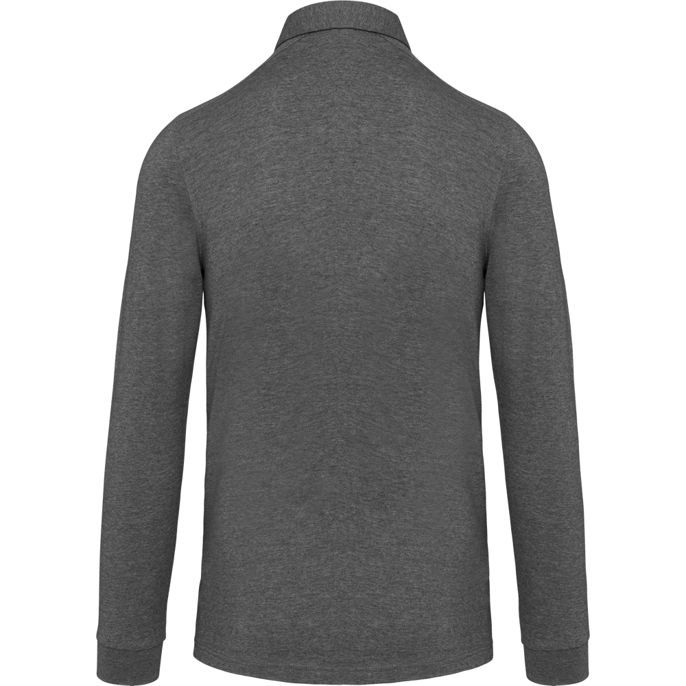 K264 - Langarm-Polohemd für Herren aus Jersey