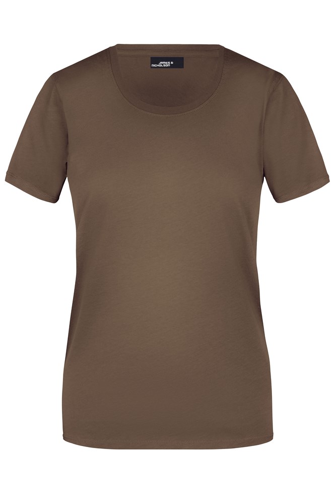 Ladies' Basic-T - Brown (ca. Pantone 476C)