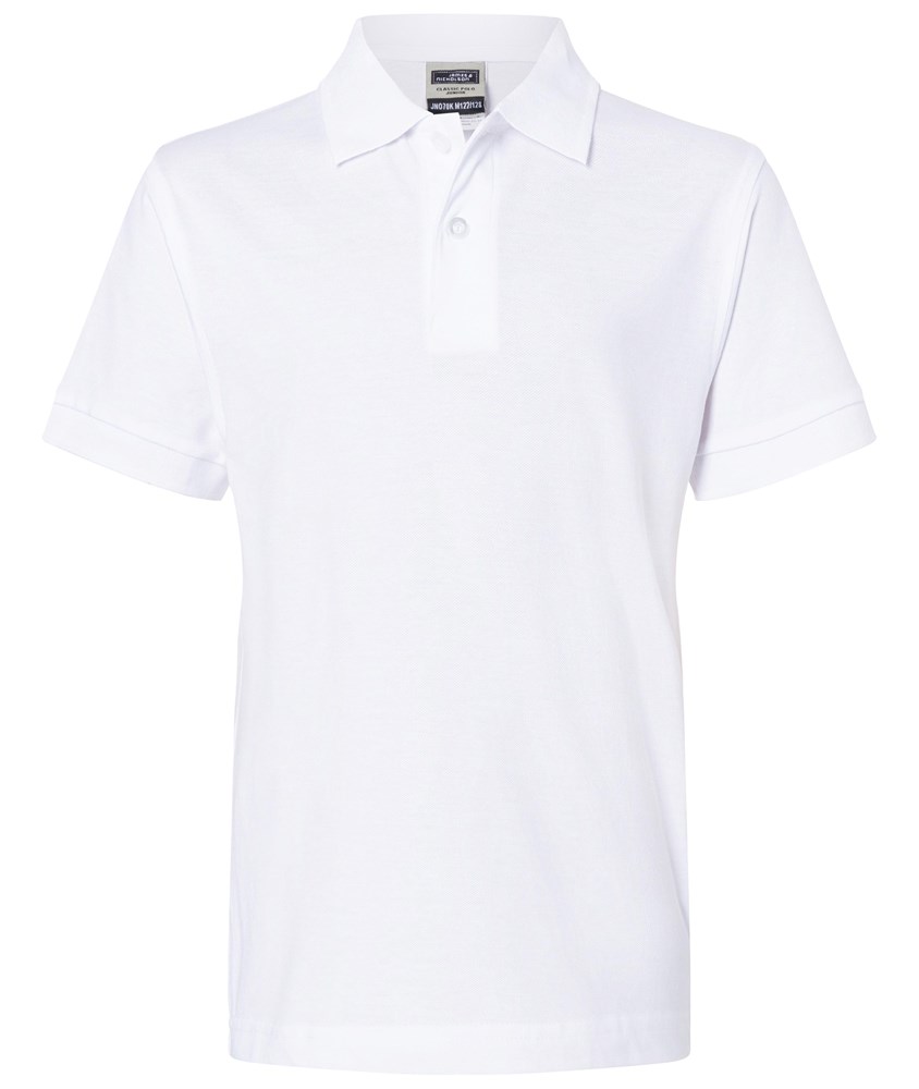 Classic Polo Junior - White (ca. Pantone white)