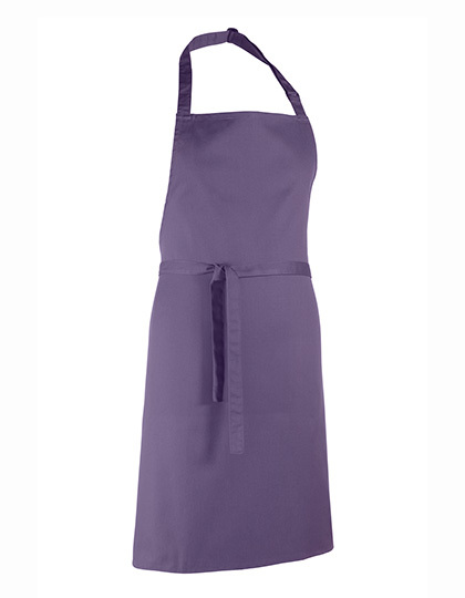 Premier Workwear - Colours Collection Bib Apron - Purple (ca. Pantone 269C)