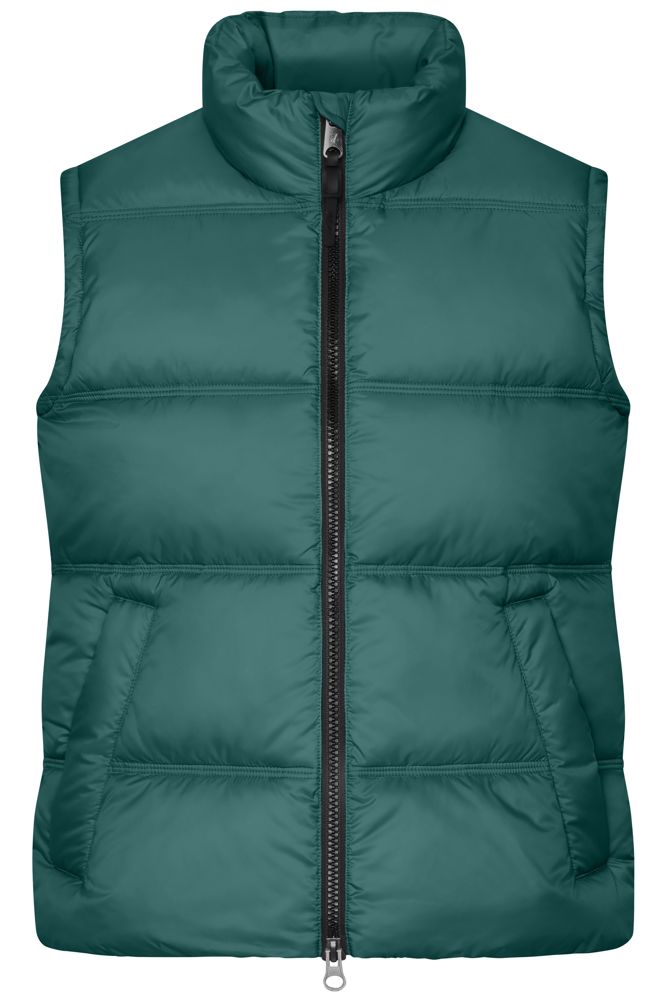 Ladies' Winter Vest GRS - Smoky-green (ca. Pantone P 123-8 U)