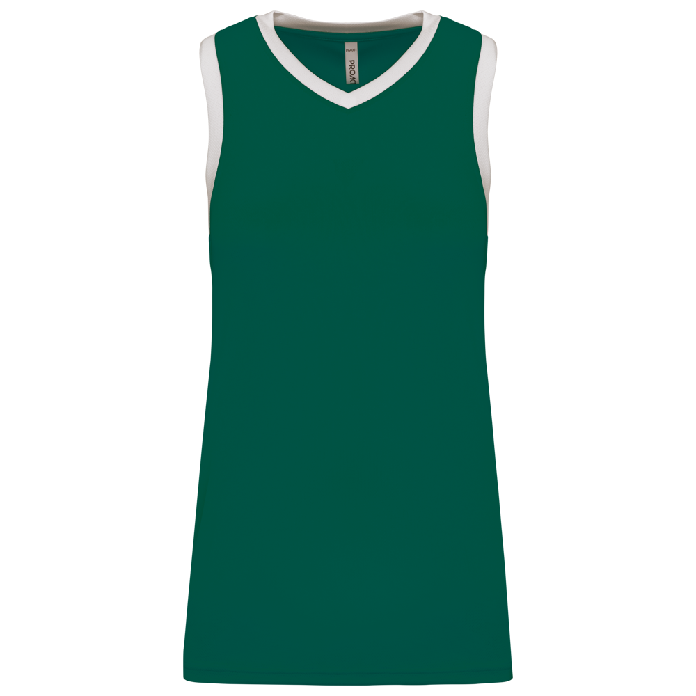 PA4051 - Damen Basketball Trikot - Dark Green / White