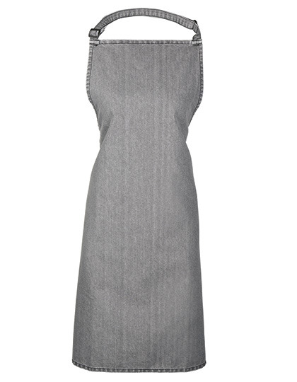 Premier Workwear - Colours Collection Bib Apron - Grey Denim (ca. Pantone 425C)