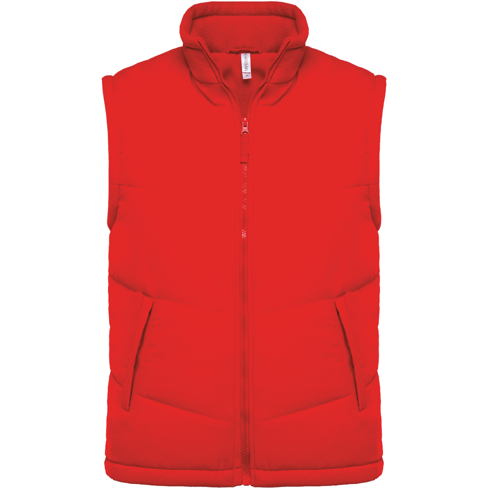K6118 - Bodywärmer mit Fleecefutter - Red