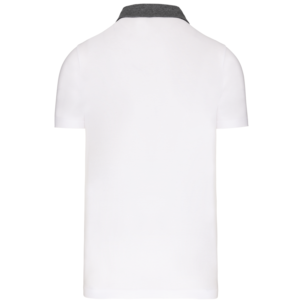 K260 - Zweifarbiges Jersey-Polohemd für Herren