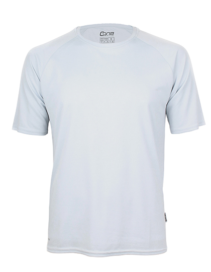 CONA SPORTS - Rainbow Tech Tee - Ice Grey