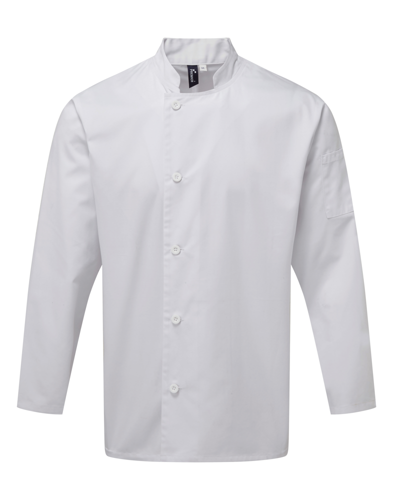 PR901 - Langärmelige Kochjacke „Essential“ - White