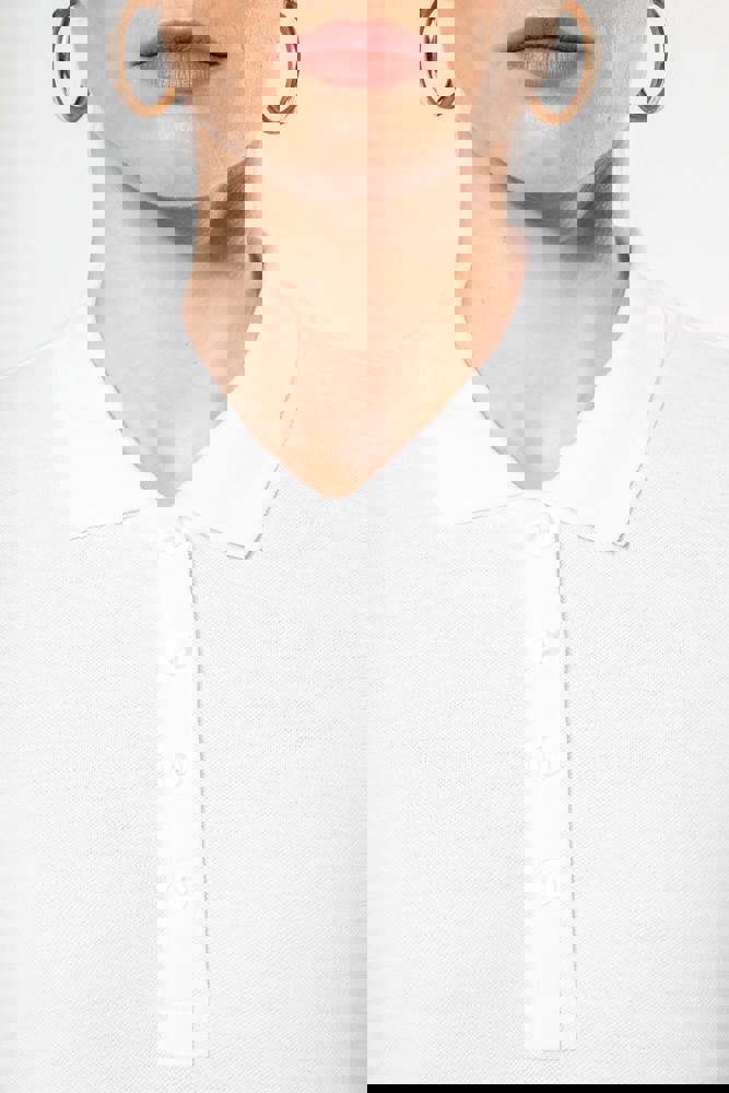 K257C - Damen Langarm-Polohemd. Baumwollpiqué