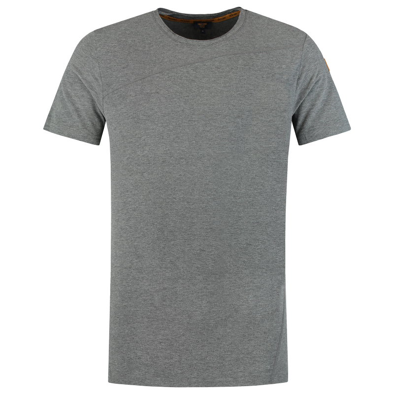 TRICORP T-Shirt Premium Quernaht Herren - Stonemel