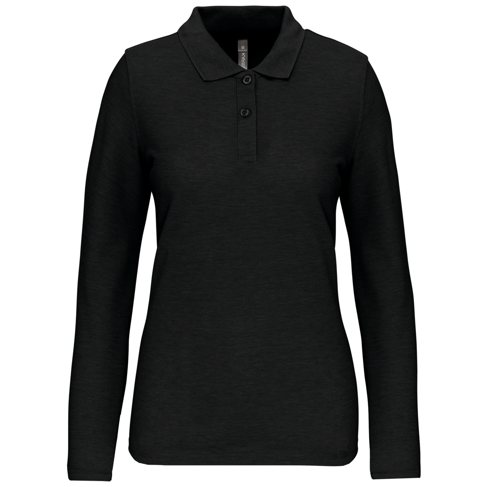 - Langarm-Polohemd für Damen