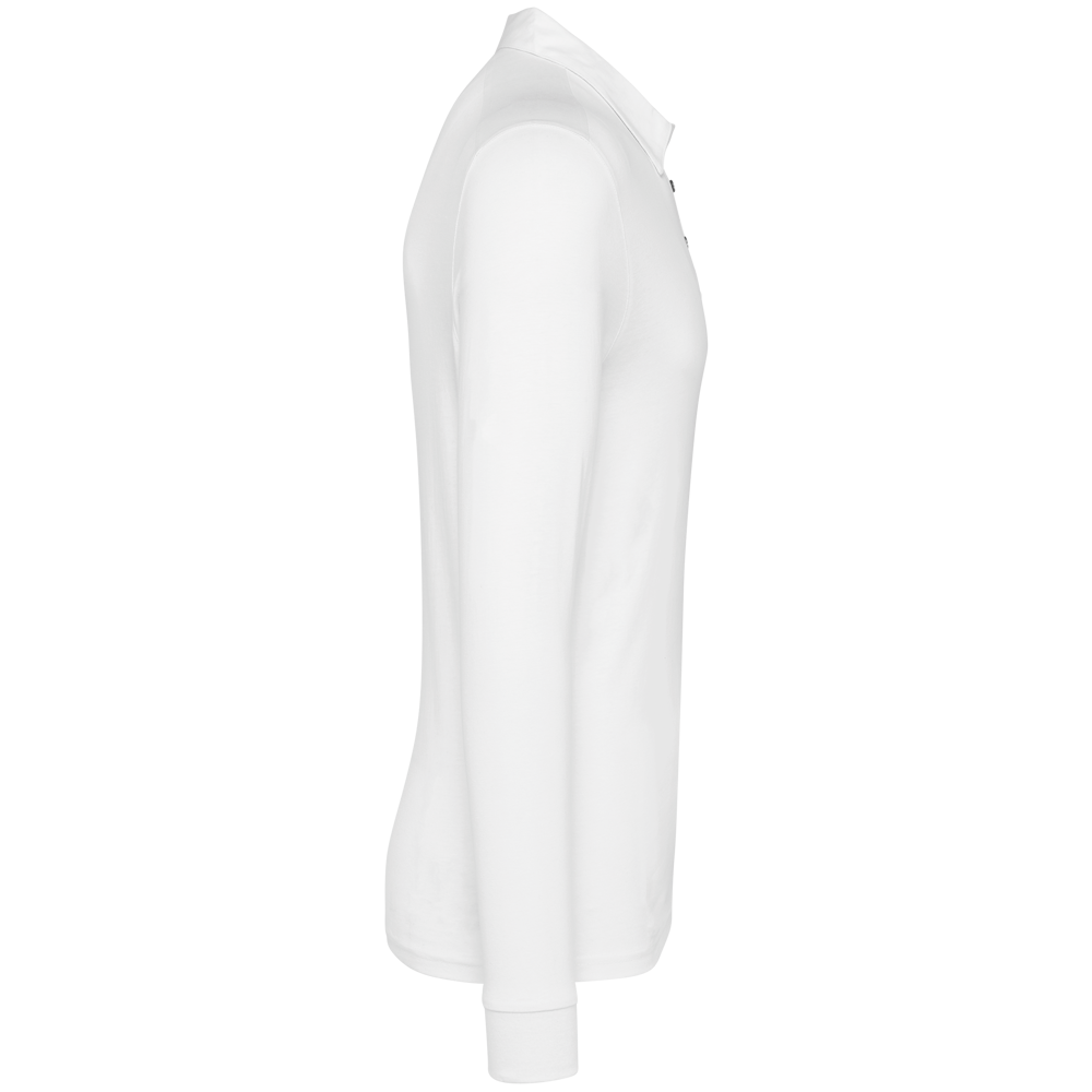 K264 - Langarm-Polohemd für Herren aus Jersey