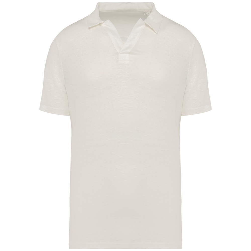 SP220 - Herren-Polohemd aus Leinen - Ivory