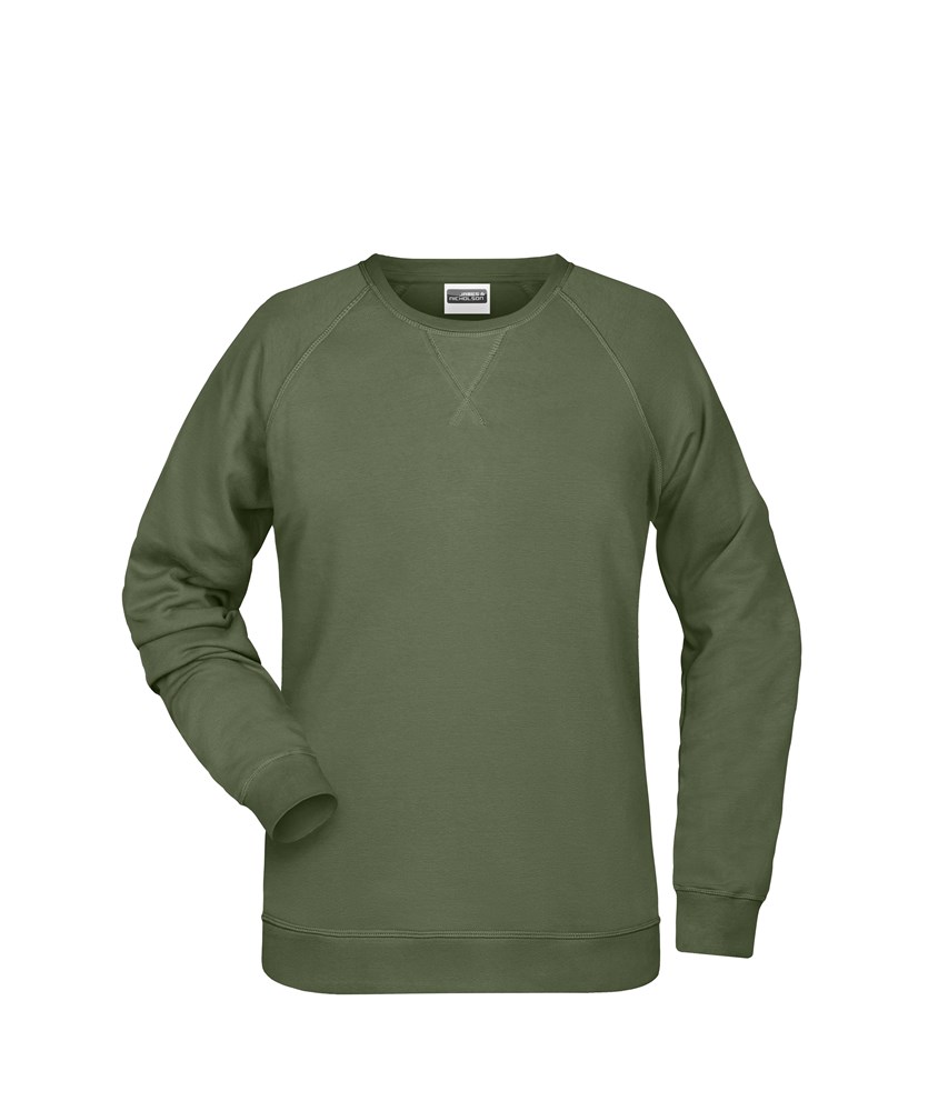 Ladies' Sweat OCS Blended & RCS - Olive (ca. Pantone 7497C)