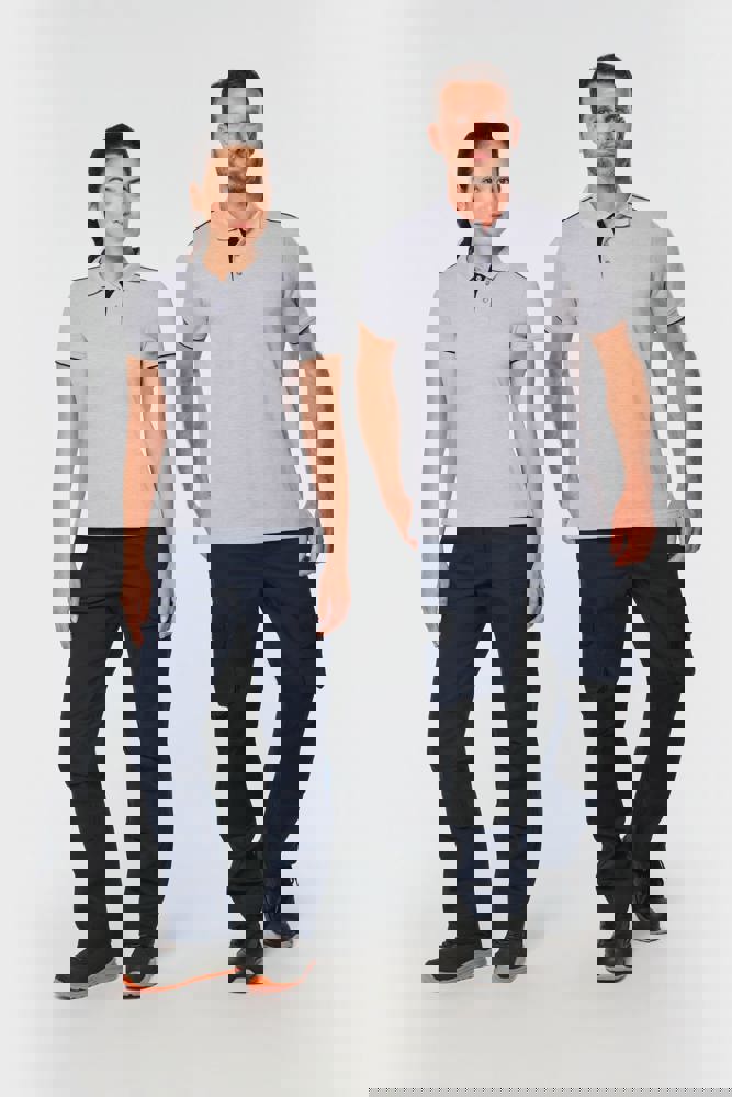 WK270 - Polo Day To Day mit kontrastfarbenen, kurzen Ärmeln