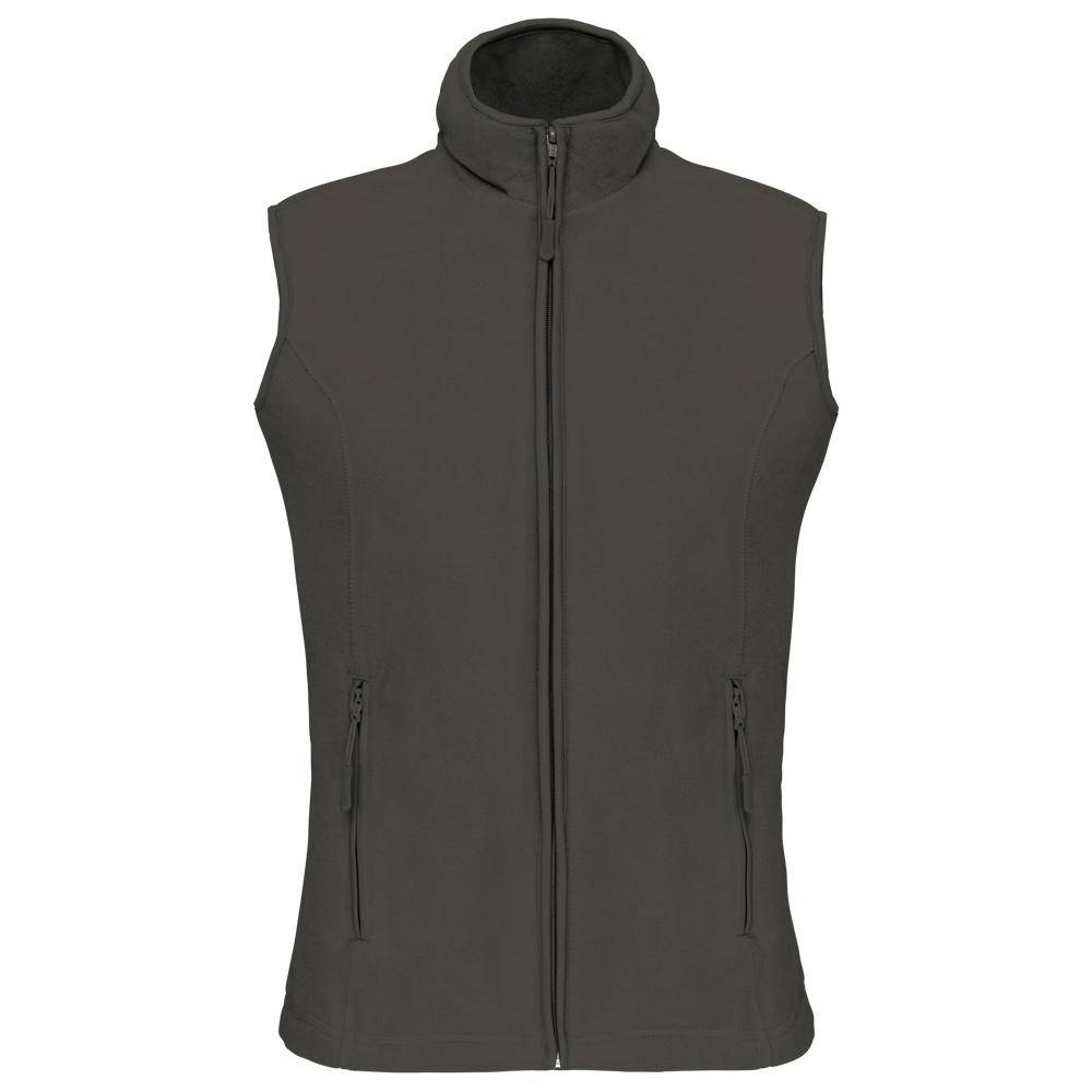 - Mikrofleece-Bodywarmer für Damen - Green Olive