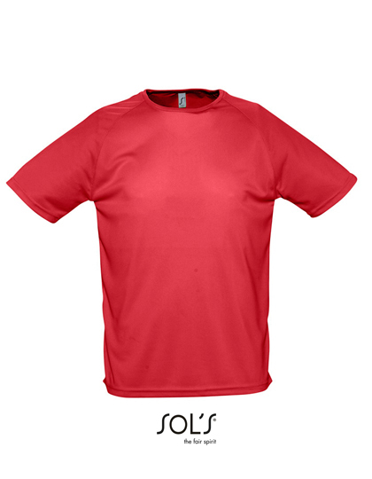 SOL´S - Men´s Raglan Sleeves T Sporty - Red