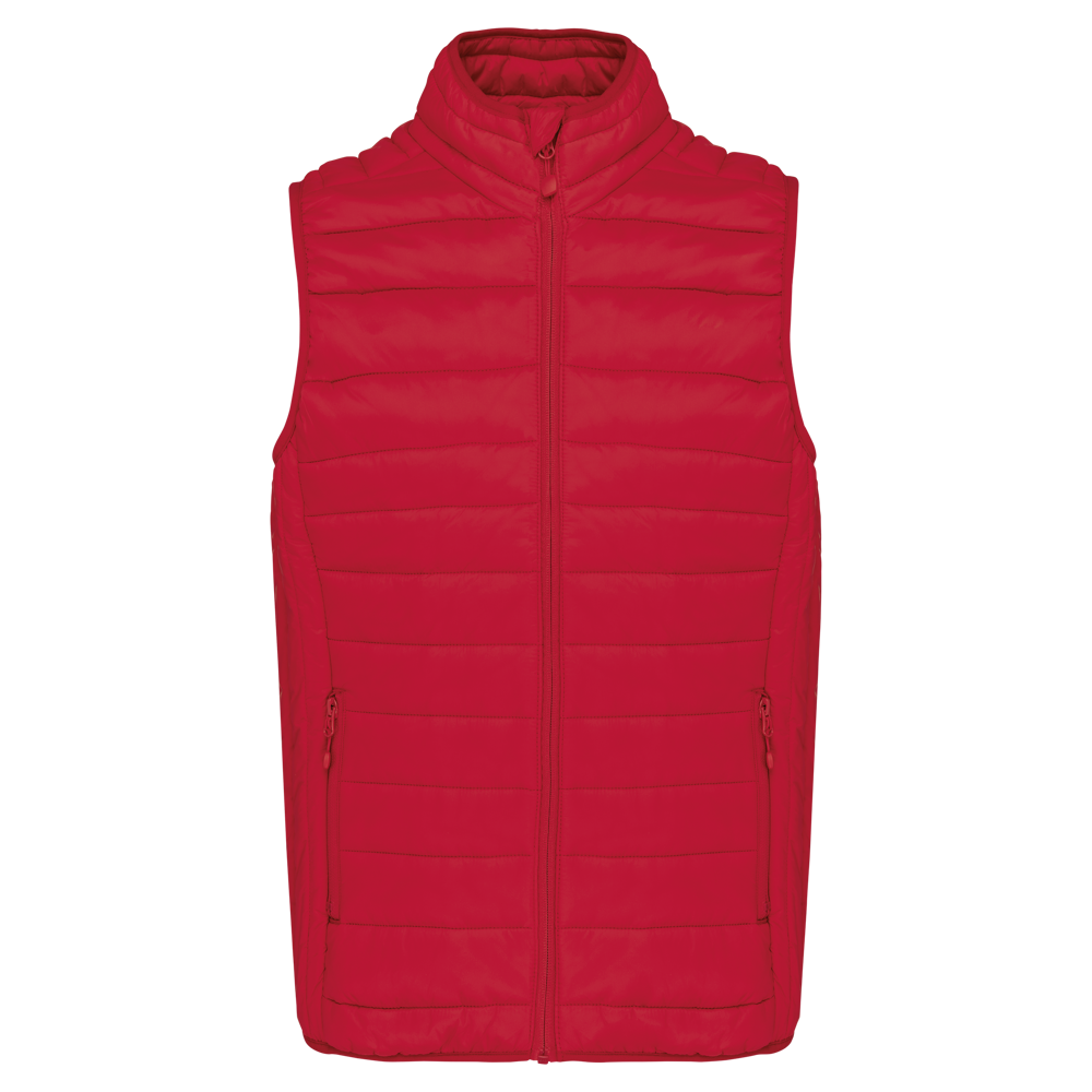 K6113 - Leichte Herren-Steppweste - Red
