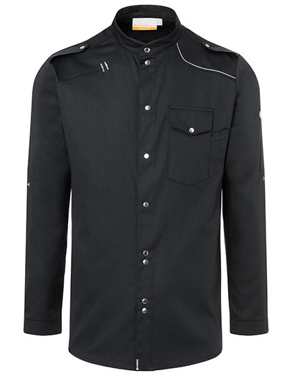 Karlowsky - Kochhemd New Identity - Black (ca. Pantone 419C)
