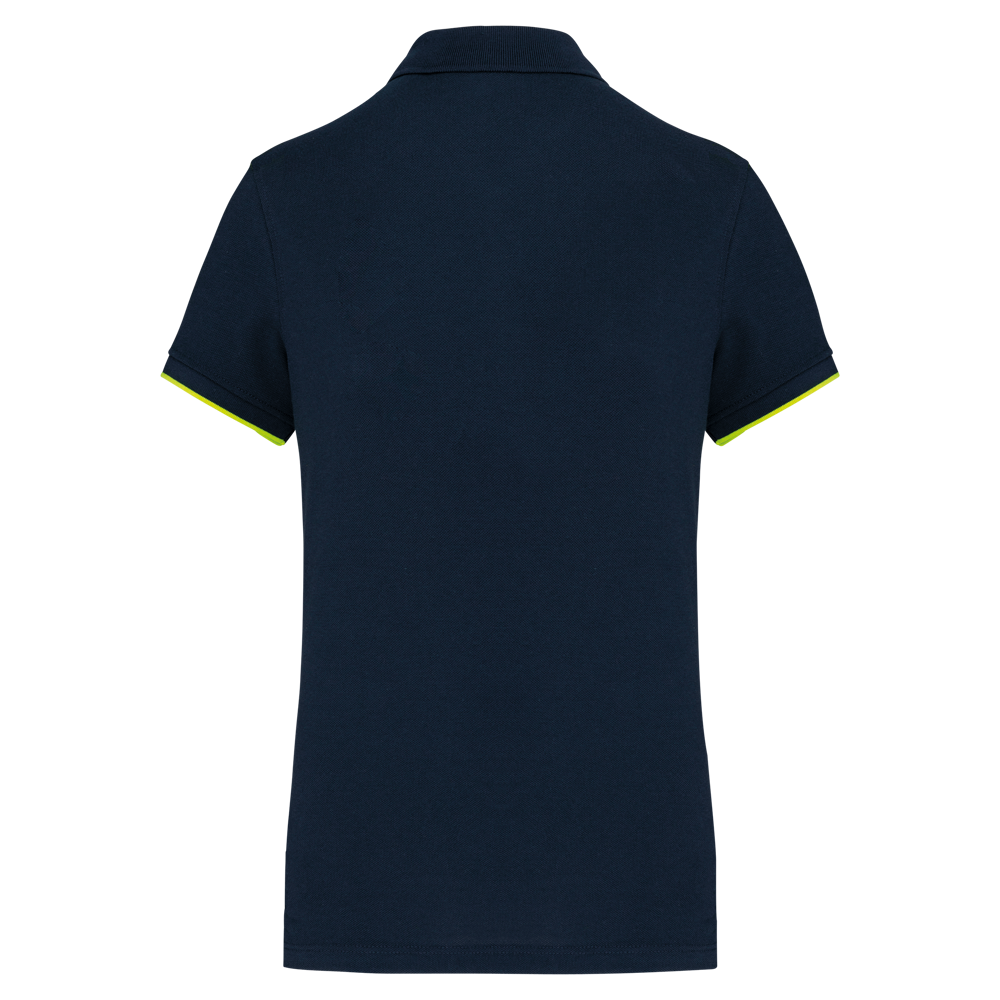 WK271 - Damen-Polohemd Day To Day mit kontrastfarbenen, kurzen Ärmeln