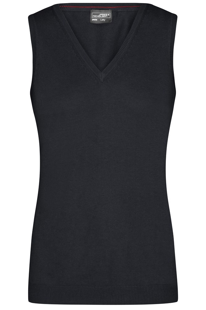 Ladies' V-Neck Pullunder - Black (ca. Pantone blackC)