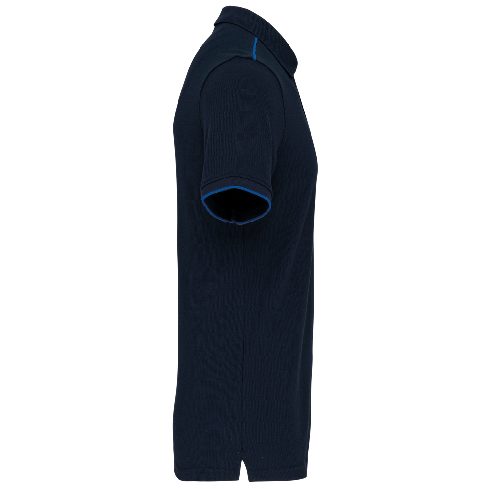 WK270 - Polo Day To Day mit kontrastfarbenen, kurzen Ärmeln