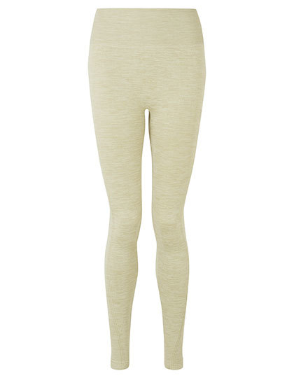 TriDri® - Women´s Recycled Seamless ´3D Fit´ Multi-Sport Flex Leggings - Sage Green Melange