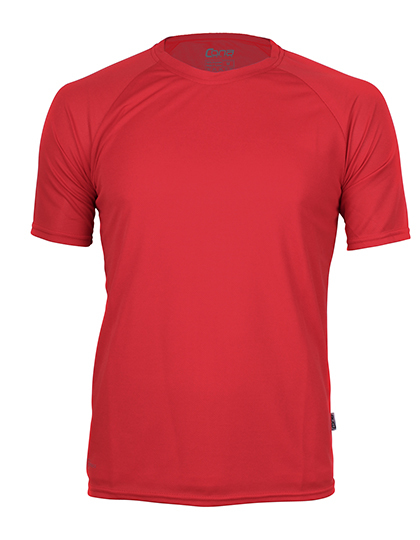 CONA SPORTS - Rainbow Tech Tee - Lobster Red