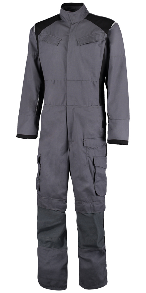 Overall David - Grau/Schwarz