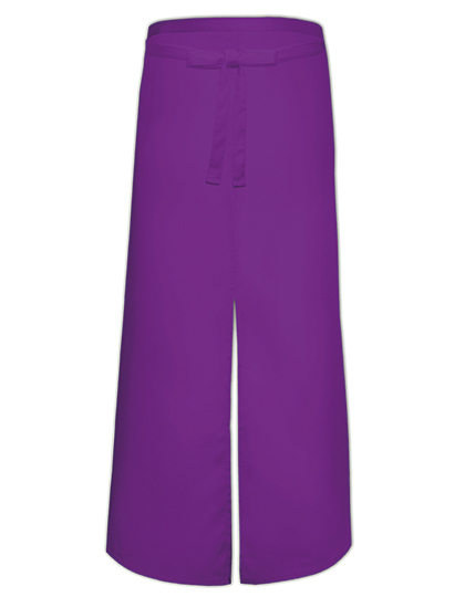 Link Kitchen Wear - Bistro Apron With Split - Purple