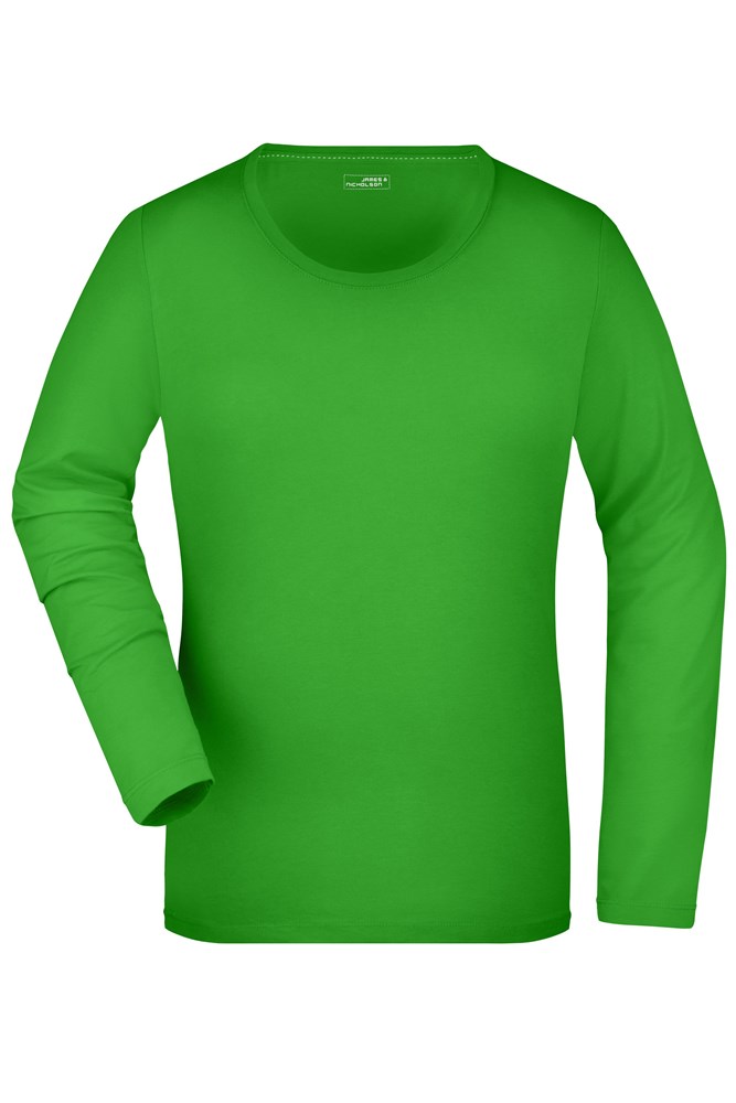 Ladies' Stretch Shirt Long-Sleeved - Lime-green (ca. Pantone 360C)