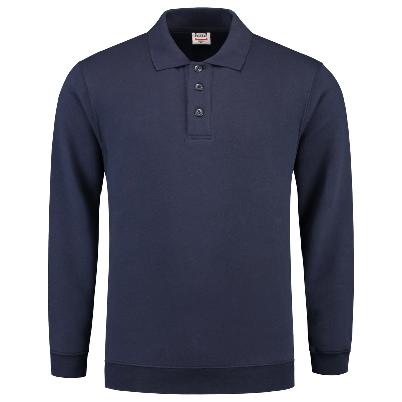 TRICORP Sweatshirt Polokragen und Bund