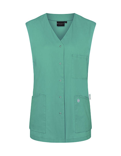 Karlowsky - Ärmelloser Damenkasack Essential - Emerald Green (ca. Pantone 7717C)