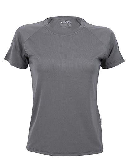 CONA SPORTS - Ladies´ Rainbow Tech Tee - Cool Grey