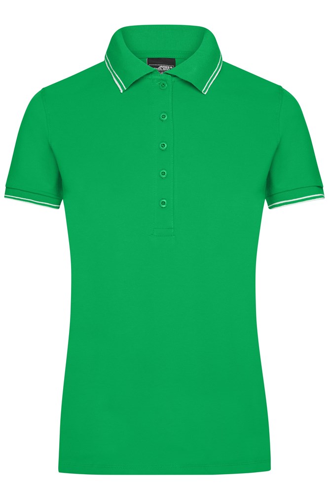 Ladies' Polo - Fern-green/white (ca. Pantone 347C
whiteC)