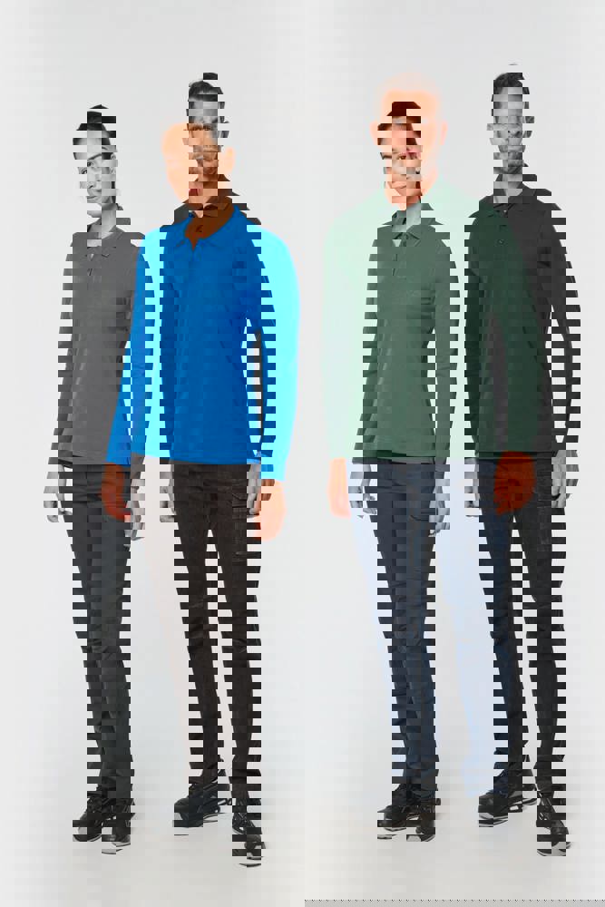 WK277C - Langarm-Polohemd für Damen