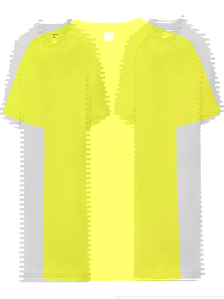 SP Run Kinder-Sportshirt, 140 g/m2, 100 % Polyester - Neongelb