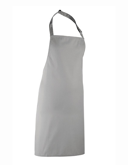 Premier Workwear - Colours Collection Bib Apron - Pale Grey (Silver) (ca. Pantone 428C)