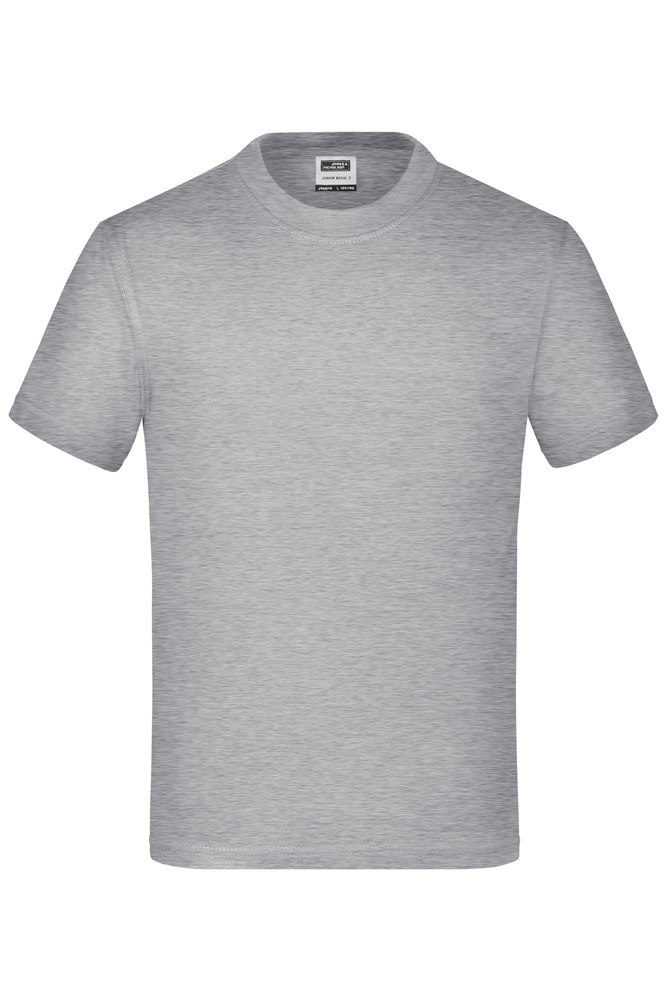 Junior Basic-T - Grey-heather (ca. Pantone 442C)